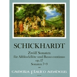 Schickhardt, JC: 12 Sonatas for alto recorder & basso continuo, op. 17 (nos. 7-9)