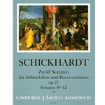 Schickhardt, JC: 12 Sonatas for alto recorder & basso continuo, op. 17 (nos. 10-12)