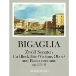 Bigalia 12 Sonatas, op. 1/5-8 (Sc+P)