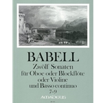 Babell 12 Sonatas, nos. 7-9