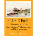 Bach, CPE Trio Sonata in G Major (Wq 152)