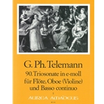 Telemann, GP Trio Sonata 90 in e minor from "Tafelmusik II" (TWV42:e2)