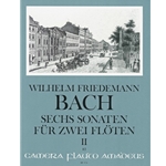 Bach, WF 6 Sonatas, nos. 4-6 (F Major, E-flat Major, f mino)