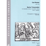 Rosier, Carl: 6 Trio Sonatas, vol. 1 (Sonatas 1, 3 & 6)