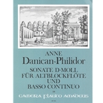 Danican-Philidor, Anne Sonate pour la Flute a bec in d minor