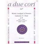 Moritz, Landgraf of Hessen: Canzon 5. Toni a 8