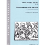 Schultz, JC: Ouverture Suites in G and B-flat [Sc. + P.]