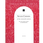 Seven Canons of the sixteenth century