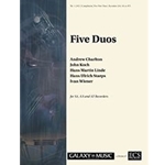 Five Duos (modern duos for SA, AA, and AT recorders)