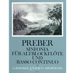 Preber Sinfonia a Flauto solo con Basso in C