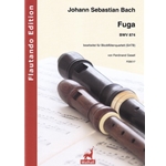 Bach, JS: Arranged by Ferdinand Gesell Fuge BWV 874 for recorders