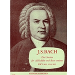 Bach, JS: Three Sonatas for Alto Recorder and Continuo