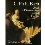 Bach, CPE 2 Sonatas (BWV1031 in E-flat Major &amp; BWV102 in g minor) for flute and obbligato keyboard