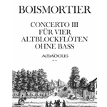 Boismortier, Joseph Bodin de Concerto in F Major, op. 15/3