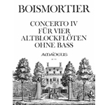 Boismortier, Joseph Bodin de Concerto in d minor, op. 15/4