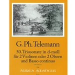 Telemann, GP Trio Sonata 50 in d minor (TWV 42:d6)