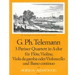 Telemann, GP Sonata ("Paris" Quartet no. 3) in A Major (TWV 43:A1)