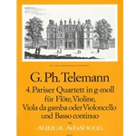 Telemann, GP Sonata ("Paris" Quartet no. 4) in g minor (TWV 43:g1)