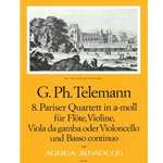 Telemann, GP Paris Quartet no. 8 in a minor (TWV 43:a2)
