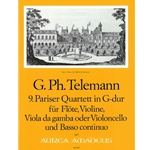 Telemann, GP Paris Quartet no. 9 in G Major (TWV 43:G4)