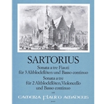 Sartorius Sonata a tre flauti, 2 sonatas