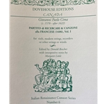Cima, Giovanni Paolo: Partito de Ricercari e Canzoni alla francese (1606) - Vol. 1