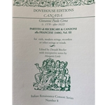 Cima, Giovanni Paolo: Partito de Ricercari e Canzoni alla francese (1606) - Vol. 3