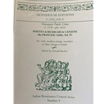 Cima, Giovanni Paolo: Partito de Ricercari e Canzoni alla francese (1606) - Vol. 4