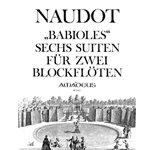 Naudot, JC Babioles, Op. 10