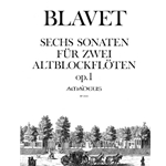 Blavet 6 Sonatas, op. 1