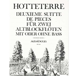 Hotteterre, JM 2 suites for 2 alto recorders op. 6