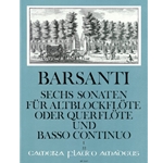 Barsanti, Francesco: 6 Sonatas, op. 1/1-3