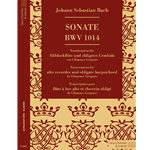 Bach, Johann Sebastian: Sonate BWV 1014.
