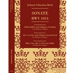 Bach, Johann Sebastian: Sonate BWV 1014.