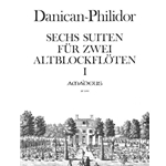 Danican-Philidor, Pierre 6 Suites, v.1 op. 1/1-3