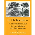 Telemann, GP Trio Sonata 41 in A Major (TWV 42:A13)
