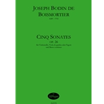 Boismortier, Joseph Bodin de: Cinq sonates, op. 26