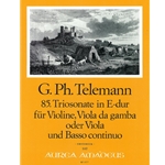 Telemann, GP Trio Sonata 85 in E Major (TWV42:E7)
