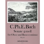 Bach, CPE Sonata in g minor (Wq 135)