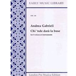 Gabrieli, A: Chi 'nde dara la bose