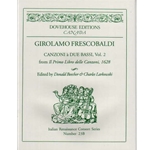 Frescobaldi, Girolamo: Canzoni a due bassi, vol. 2