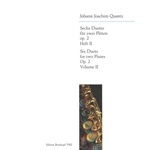 Quantz, Johann Joachim: Six Duets for two flutes, Op. 2 (Vol. 2)