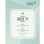 Bach?, JS: Sonata for Flute and Harpsichord in G Minor, BWV 1020 / H. 542.5