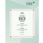 Bach, JS: Sonata for Flute and Basso Continuo in E Major, BWV 1035