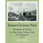 Bach, JC Quartet in D Major op. 19/2