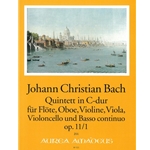 Bach, JC 6 Quintets, op. 11, v. 1: C Major
