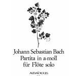 Bach, JS Partita in a minor, BWV1013 (with facsimile)