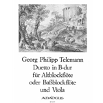 Telemann, GP Duetto in B-flat Major from Der Getreue Musik-Meister