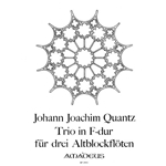 Quantz Trio in F Major for three alto recorders (QV 3:3.2)