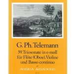 Telemann, GP Trio Sonata 39 in e minor (TWV42:e7)